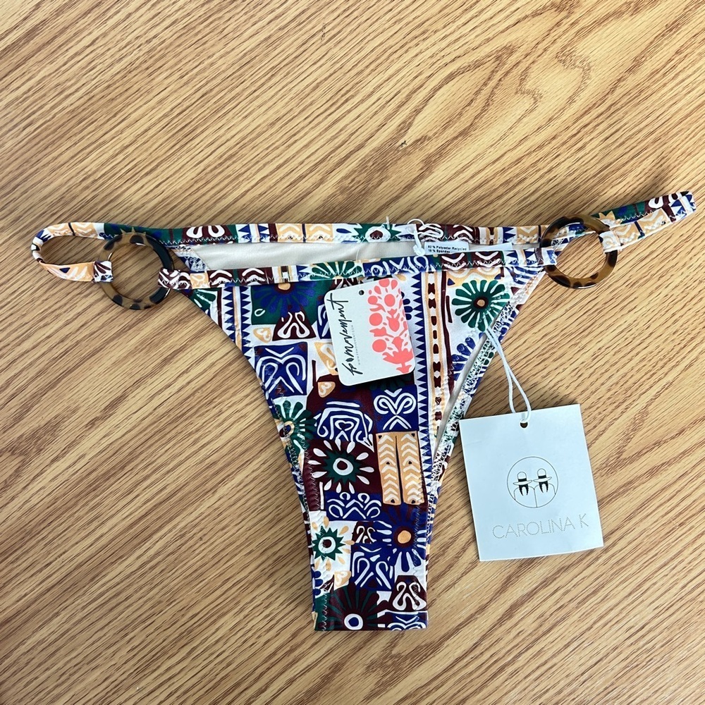 FP Movement by Free People Multicolor Tile Print Bikini Bottoms